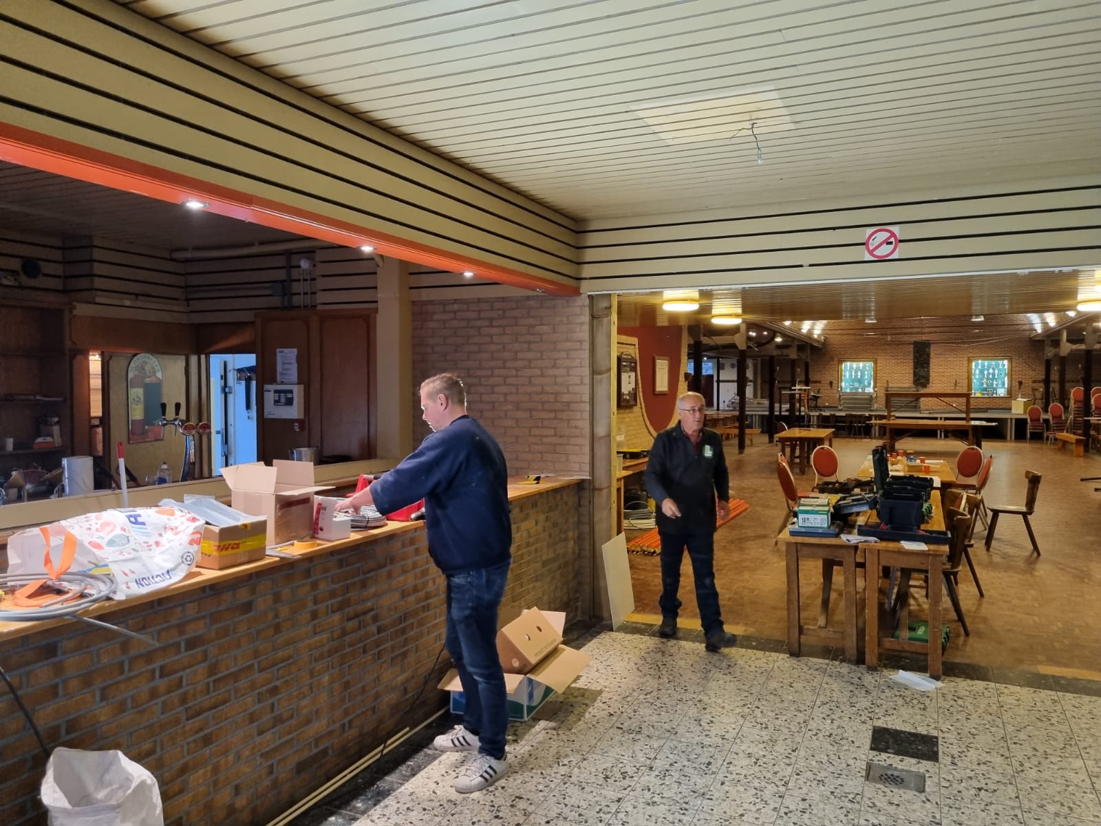 Werkzaamheden bar